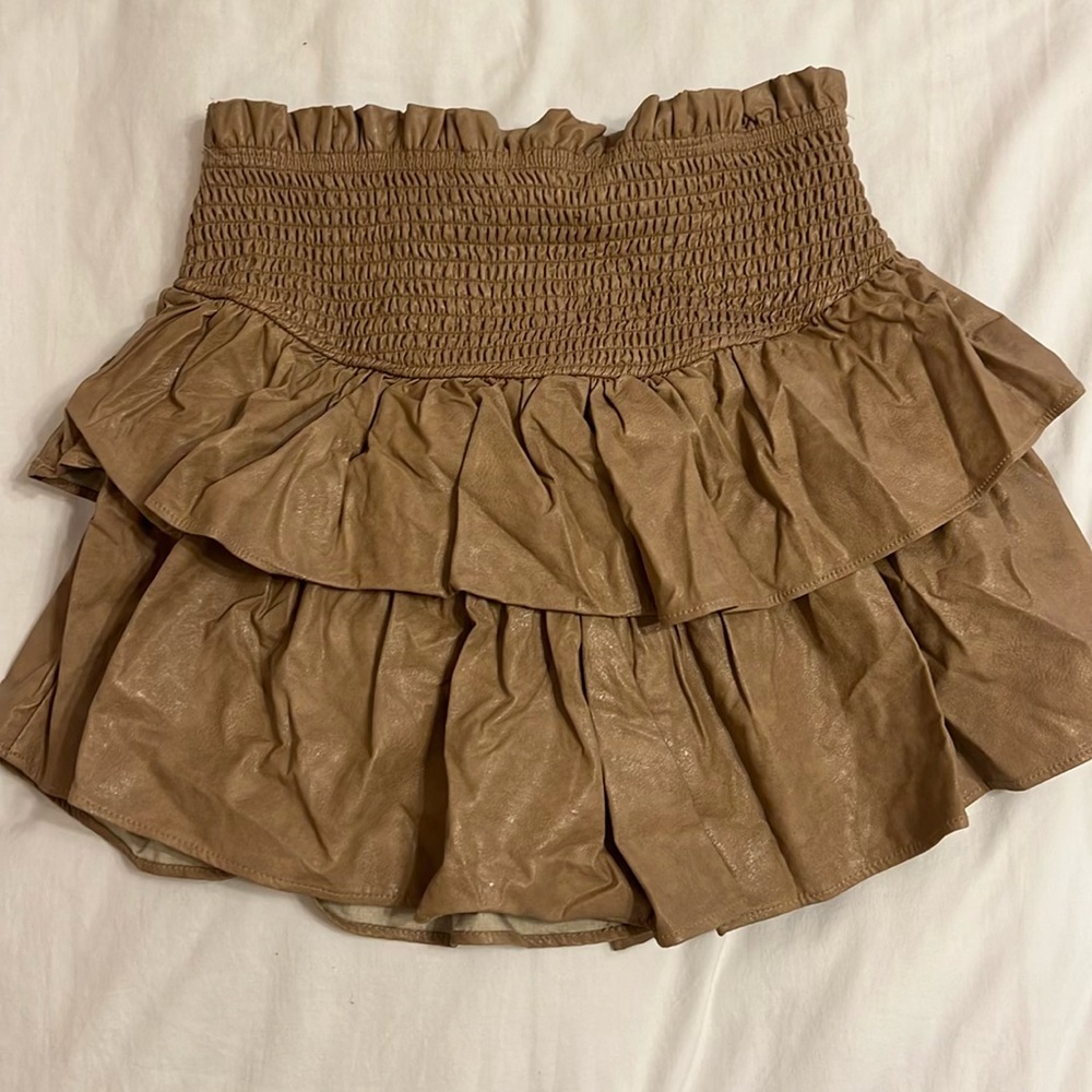 Women’s Faux Leather Skirt